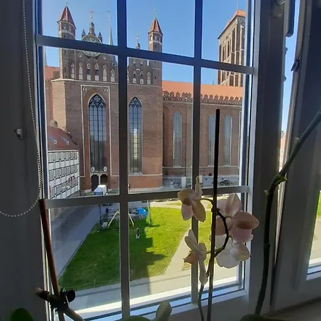 In Old Town - View Of Mariacki Church Gdaňsk